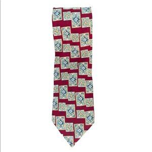 Valentino tie mens 100% silk neck tie
